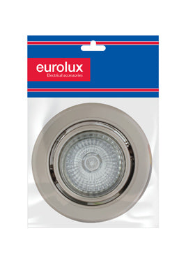 Eurolux Downlight GU10 PAR16 50W 220V Satin Chrome in Electrical & Lighting,Lighting,Interior Lighting