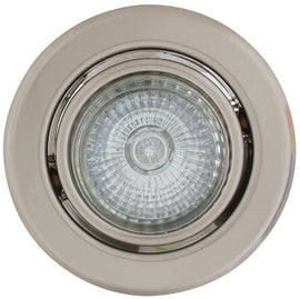 Eurolux Downlight Standard Tilt 94mm Satin Chrome in Electrical & Lighting,Lighting,Interior Lighting
