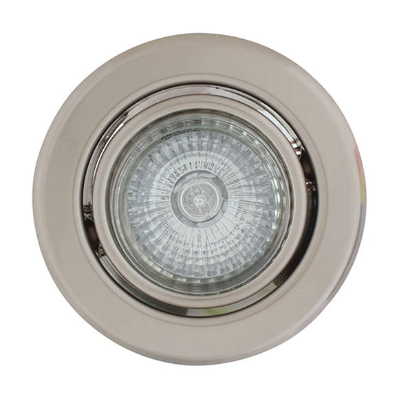 Eurolux Downlight Standard Tilt 94mm Satin Chrome - image 01
