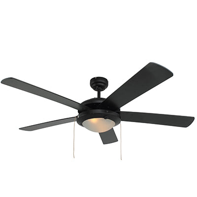 Eurolux Comet Ceiling Fan 5 Blades Black 60W in Electrical & Lighting,Lighting,Ceiling Fans