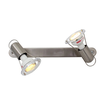 Eurolux Spotlight Mini Disc Bar 2 Light R50 Satin Chrome - image 01