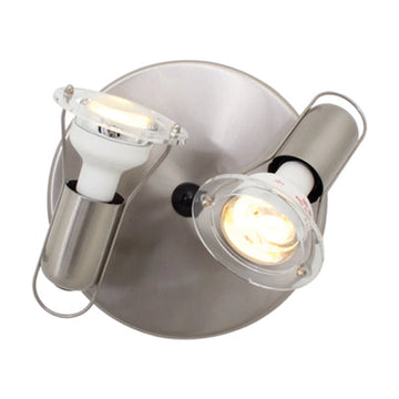 Eurolux Spotlight Mini Disc 2 Light R50 190mm Satin Chrome - image 01