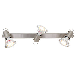 Eurolux Spotlight Mini Disc Bar 3 Light R50 Satin Chrome in Electrical & Lighting,Lighting,Interior Lighting