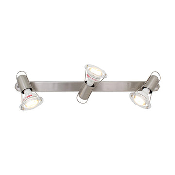 Eurolux Spotlight Mini Disc Bar 3 Light R50 Satin Chrome - image 01
