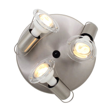 Eurolux Spotlight Mini Disc 3 Light R50 240mm Satin Chrome - image 01