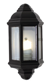 Eurolux Lantern 3 Panel Half Wall Black E27 1X60W in Electrical & Lighting,Lighting,Exterior Lighting