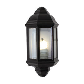 Eurolux Lantern 3 Panel Half Wall Black E27 1X60W - image 01