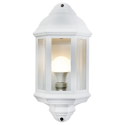 Eurolux Lantern 3 Panel Half Wall White 1Xe27 in Electrical & Lighting,Lighting,Exterior Lighting