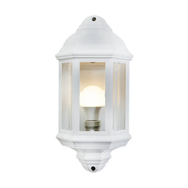 Eurolux Lantern 3 Panel Half Wall White 1Xe27 - image 01