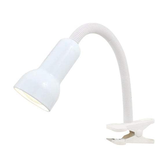 Eurolux Table Lamp Turbo Desk Clamp 75mm White - image 01