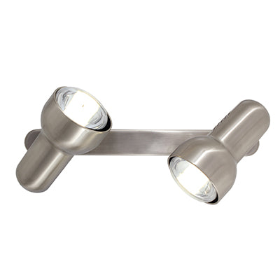 Eurolux Spotlight Turbo Spotlight 2 Light Bar Satin Chrome R80 in Electrical & Lighting,Lighting,Interior Lighting