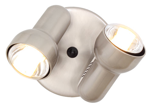 Eurolux Spotlight Turbo 2 Light R80 190mm Satin Chrome in Electrical & Lighting,Lighting,Interior Lighting