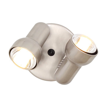 Eurolux Spotlight Turbo 2 Light R80 190mm Satin Chrome - image 01