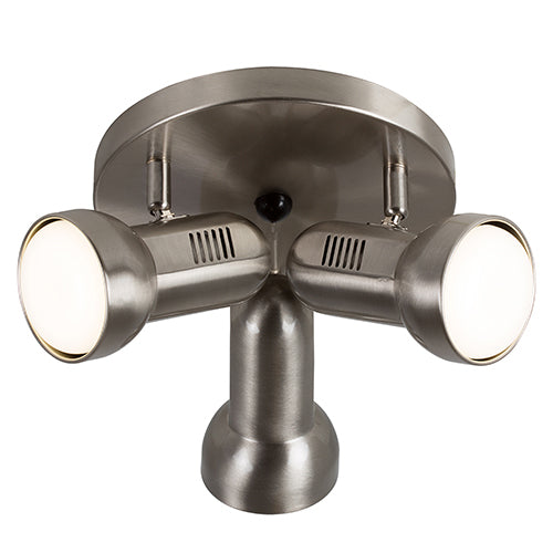 Eurolux Spotlight Turbo 3 Light R80 240mm Satin Chrome in Electrical & Lighting,Lighting,Interior Lighting