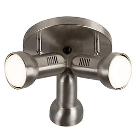 Eurolux Spotlight Turbo 3 Light R80 240mm Satin Chrome in Electrical & Lighting,Lighting,Interior Lighting