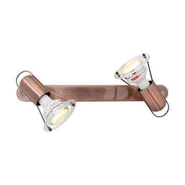 Eurolux Spotlight Mini Disc Bar 2 Light R50 Copper - image 01