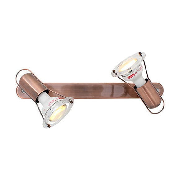Eurolux Spotlight Mini Disc Bar 2 Light R50 Copper - image 01