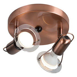 Eurolux Spotlight Mini Disc Spotlight 2 Light Copper in Electrical & Lighting,Lighting,Interior Lighting