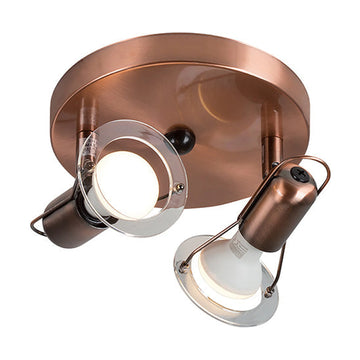 Eurolux Spotlight Mini Disc Spotlight 2 Light Copper - image 01
