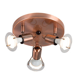 Eurolux Spotlight Mini Disc 3 Light R50 240mm Copper in Electrical & Lighting,Lighting,Interior Lighting