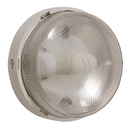 Eurolux Bulkhead Glass Round 1X100W White in Electrical & Lighting,Lighting,Interior Lighting