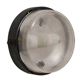 Eurolux Bulkhead Glass Round 1X100W Black - image 01