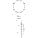 Eurolux ABS Bulkhead 270mm Graphite - image 01