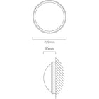 Eurolux ABS Bulkhead 270mm Graphite - image 01