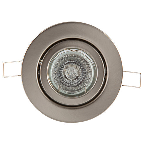 Eurolux Downlight Dicroic Swivel 12V 50W Satin Chrome in Electrical & Lighting,Lighting,Interior Lighting