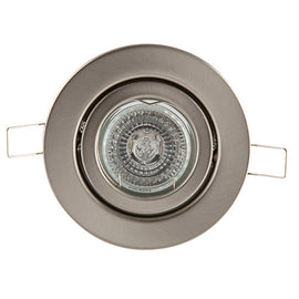 Eurolux Downlight Dicroic Swivel 12V 50W Satin Chrome in Electrical & Lighting,Lighting,Interior Lighting