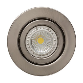 Eurolux Downlight Standard Tilt Round 105mm Satin Chrome - image 01