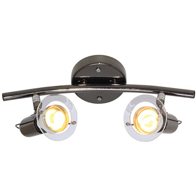 Eurolux Spotlight Mini Disc Spotlight 2 Light Bow Gun Metal in Electrical & Lighting,Lighting,Interior Lighting