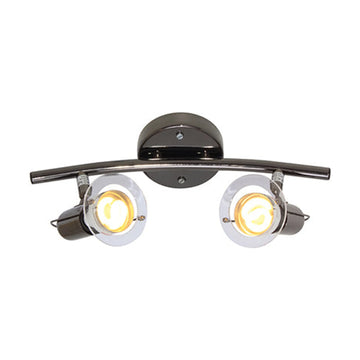 Eurolux Spotlight Mini Disc Spotlight 2 Light Bow Gun Metal - image 01