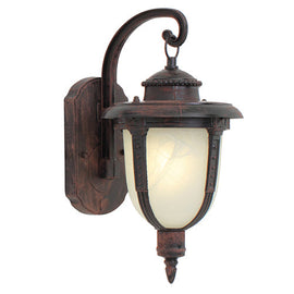 Eurolux Lantern Alabaster Downfacing Rust in Electrical & Lighting,Lighting,Exterior Lighting