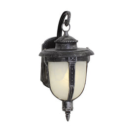 Eurolux Lantern Alabaster Downfacing Black/Silver - image 01