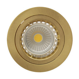 Eurolux Downlight Standard Straight Twist 80mm Satin Brass - image 01