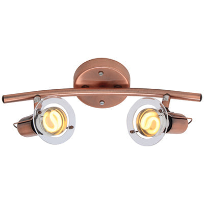 Eurolux Spotlight Mini Disc Bow 2 Light R50 Copper in Electrical & Lighting,Lighting,Interior Lighting