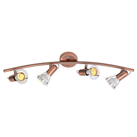 Eurolux Spotlight Mini Disc Bow 4 Light R50 Copper in Electrical & Lighting,Lighting,Interior Lighting