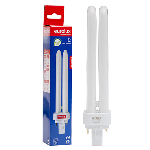 Eurolux Pl Cfl Pl 2Pin G24D-3 26W Cool White in Electrical & Lighting,Lighting,Globes & Tubes