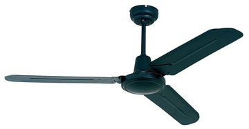 Eurolux Industrial Ceiling Fan 3 Blades Black 60W in Ac Powered, Fans, Heating & Cooling
