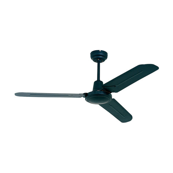 Eurolux Industrial Ceiling Fan 3 Blades Black 60W - image 01