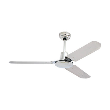 Eurolux Industrial Ceiling Fan 3 Blades Chrome 60W - image 01
