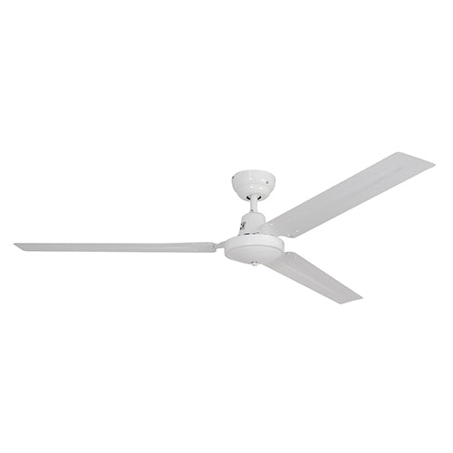 Eurolux Industrial Ceiling Fan 3 Blades White 60W in Electrical & Lighting,Lighting,Ceiling Fans