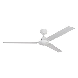 Eurolux Industrial Ceiling Fan 3 Blades White 60W in Electrical & Lighting,Lighting,Ceiling Fans