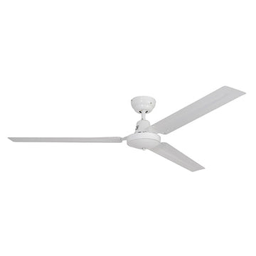 Eurolux Industrial Ceiling Fan 3 Blades White 60W in Electrical & Lighting,Lighting,Ceiling Fans