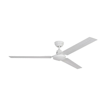 Eurolux Industrial Ceiling Fan 3 Blades White 60W - image 01