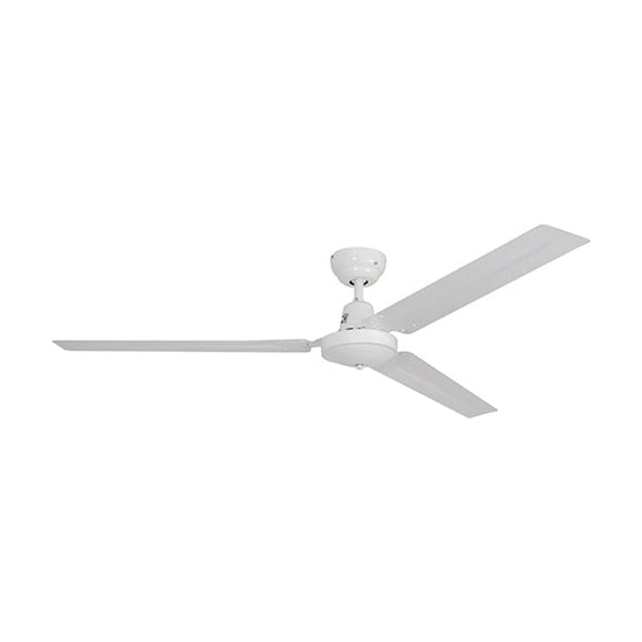 Eurolux Industrial Ceiling Fan 3 Blades White 60W - image 01