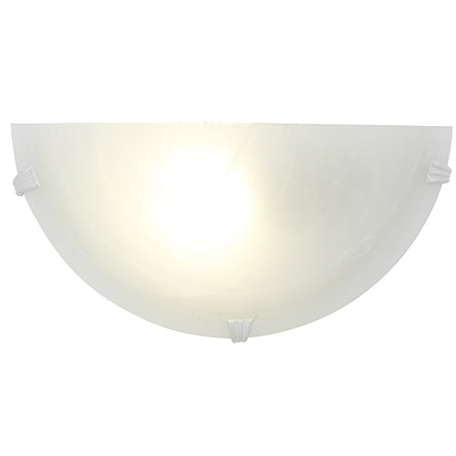 Eurolux Wall Light Alabaster 300mm White in Electrical & Lighting,Lighting,Interior Lighting