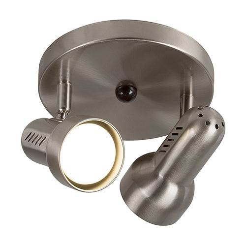 Eurolux Spotlight Turbo 2 Light R63 190mm Satin Chrome in Electrical & Lighting,Lighting,Interior Lighting