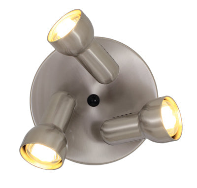 Eurolux Spotlight Turbo 3 Light R63 Satin Chrome in Electrical & Lighting,Lighting,Interior Lighting